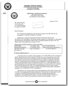 Click For Larger View  - Mil Cert